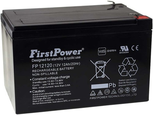 Firstpower blei gel akku für - firstpower, blei-gel