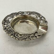 Toller Miniatur echt  Silber Aschenbecher 800er  Italien #306