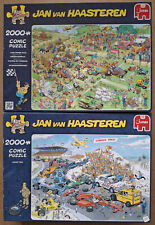 2 x 2000 Teile - Jan van Haasteren Jumbo Comic Puzzle - Top!