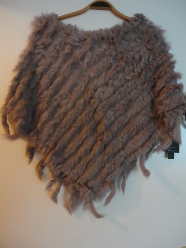Poncho pelzponcho echt pelz - poncho,