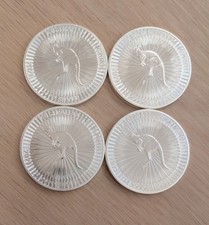 4x 1 Unze Silbermünze