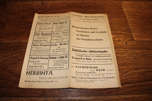 Ddr reise reklame flyer - ddr,