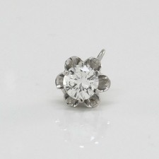 Anhänger Solitär in 750/- 18k Weißgold mit Brillant G vs ca. 0,45ct.   -1715