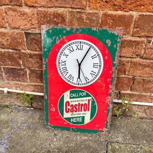 Retro wanduhr grün rot - retro,