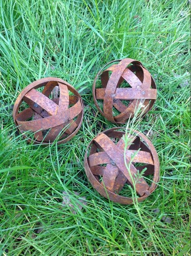 3st edelrost gartenkugel rost - 3st.,