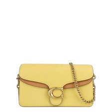 Coach Damen Tasche Gelb Leder