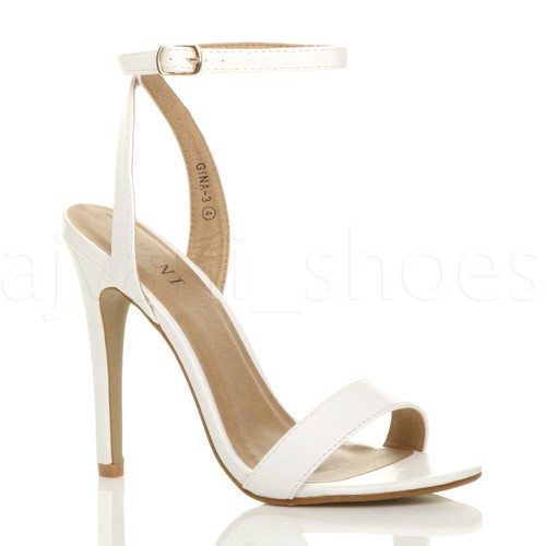Damen high heel knöchelriemen - high,