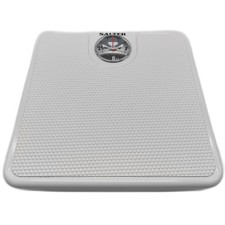 Salter Badezimmerwaage Waagen 489 WHDR mechanisch Lupe leicht ablesbares Display