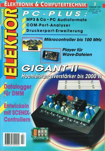 Elektor heft februar - heft, 1999