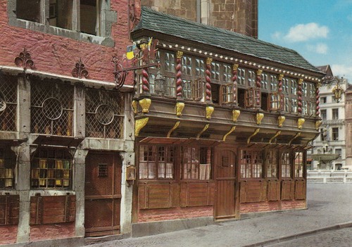 Alte postkarte bad - -,