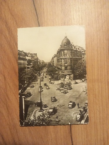 Postkarte paris 1945 - paris,
