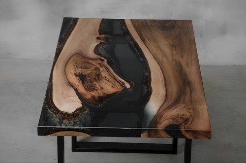 Couchtisch aus massivholz und - massivholz,
