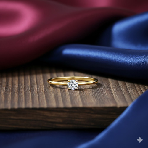 Gelbgold damen verlobungsring - gelbgold,