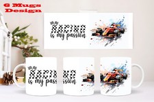 Schöne Racing Aquarell Tasse
