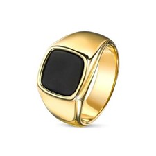 Herren Ring Gold 750 vergoldet