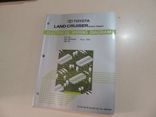 08.1992 Werkstatthandbuch Schaltpläne Toyota Land Cruiser J8 FZJ HZJ  HDJ 80