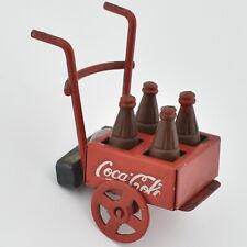 Vintage Mini Metall Coca-Cola Handwagen Trolley wiederverwendet Kühlschrankmagnet Cola
