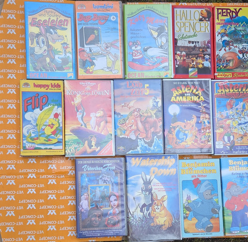 Vhs kinderfilme konvolut - konvolut, –