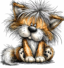  Panel verschiedene Motive Sweat Stoff