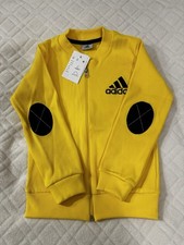 Adidas Kinder Strickjacke Gelb