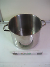 18/10 Edelstahl Topf Gastro 10 Liter Kochtopf Ø ca 26 cm Großküche  73 b