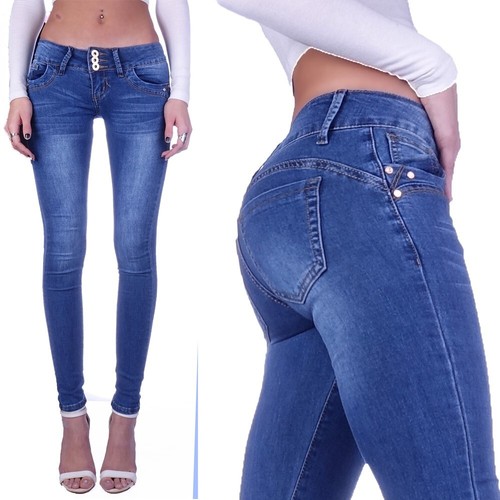 Damen jeans röhrenjeans - damen,