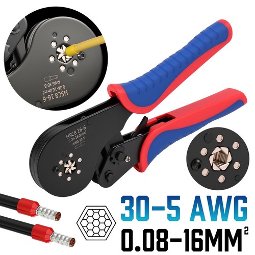 16mm crimpzange - 0,08-16mm²,
