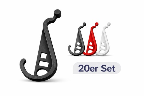 20er set kederleistenhaken - 20er,