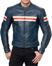 Motorrad Retro Lederjacke