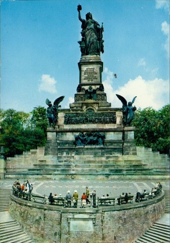 Ansichtskarte nationaldenkmal - ansichtskarte,