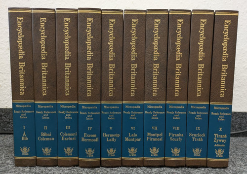 Encyclopaedia britannica x - encyclopaedia,