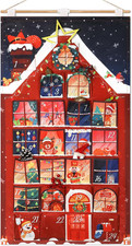 Adventskalender Haus aus Stoff