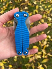 Custom scales für Leatherman G10 Micarta Blau Charge Plus / TTI Griffschalen