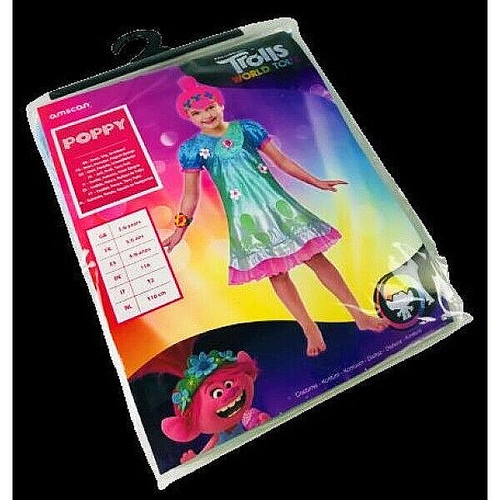 Kinderkostüm trolls kleid - kinderkostüm, trolls/kleid