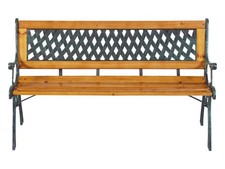 LIVARNO home Gartenbank, 2-Sitzer in traditionellem Design - B-Ware sehr gut