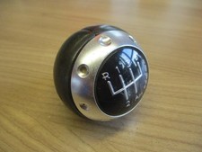 5-Gang Lederschaltknauf Audi TT 8N LEDER Schaltknauf Chrom Schwarz