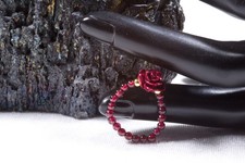 Edelstein Granat & Zinnober Ring ca. 5,7cm