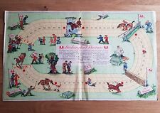 Altes Reklame Spiel Steckenpferd Rennen Lilienmilch-Seife Bergmann Radebeul