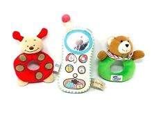 3er Set Baby Spielzeug - Beisringe und Plüsch Telefon von nici (W46)