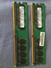 2 mal 512 MB DDR2 RAM Speichermodule Samsung zusammen 1 GB für Desktop PC