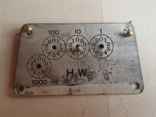 Blechschild wasseruhr - blechschild,