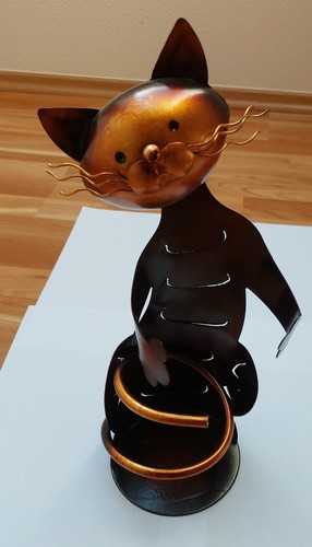 Weinflaschenständer katze - weinflaschenständer,