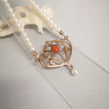 Korallenschmuck Collier