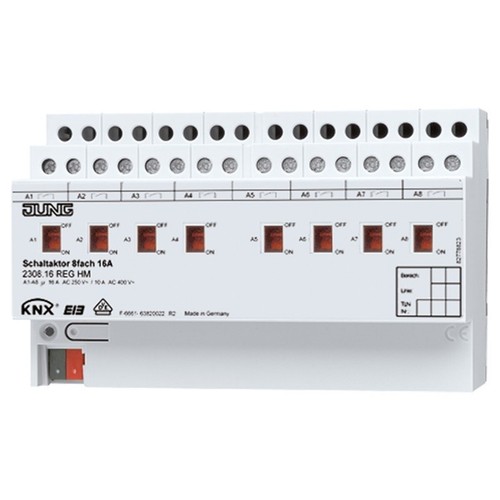 Jung knx schaltaktor fach - knx, 8-fach
