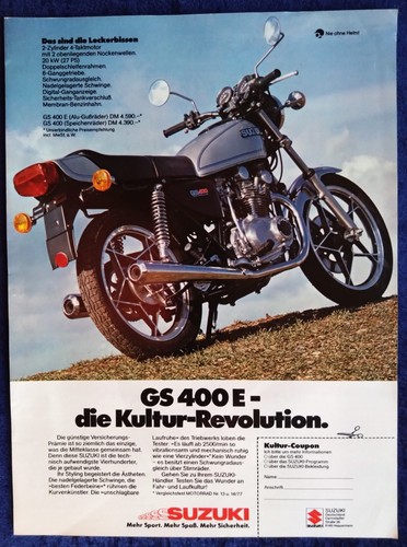 Suzuki 400 originale - gs,