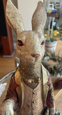 Deko Figur Hase mit Frack  K und  Zylinder