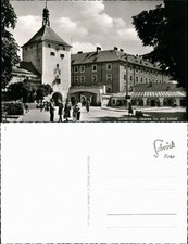 Ansichtskarte Laufen an der Salzach Oberes Tor Schloß 1964