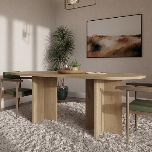 Leon esstisch 204x90 oval - esstisch,