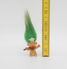 Troll mit grünen Haaren - Mini Retro Vintage 90er