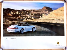 orig. Werbe Plakat Poster Affiche Porsche 996 Porsche 911 Carrera 4S Cabriolet